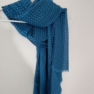 J. Crew polka-dot scarf